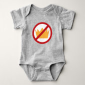 GEEN KONINGEN! Anti-Trump Baby Romper (Voorkant)