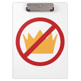 GEEN KONINGEN! anti-Trump Klembord