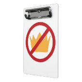 GEEN KONINGEN! anti-Trump Mini Klembord (Angled2)