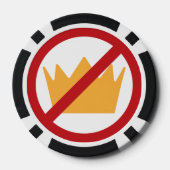 GEEN KONINGEN! anti-Trump Poker Chips (Achterkant)