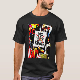 GEEN KONINGEN Anti-Trump Pro-democratie T-Shirt