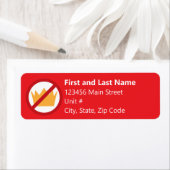 GEEN KONINGEN! Anti-Trump Red Etiket (Insitu)