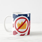 GEEN KONINGEN! anti-Trump vlag Koffiemok (Links)