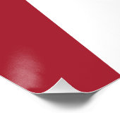 GEEN KONINGEN! anti-Trump vlag Perfect Poster (Hoek)