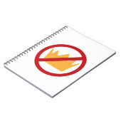 GEEN KONINGEN! Anti-Trump White Notitieboek (Linkerzijde)