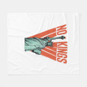 Geen Koningen Beeld Van Protest Amerikaans Klassi Fleece Deken (Voorkant (Horizontaal))