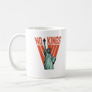Geen Koningen Beeld Van  Protest Amerikaans Klassi Koffiemok