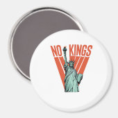 Geen Koningen Beeld Van Protest Amerikaanse Klas Magneet (Voorkant / Achterkant)