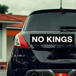 Geen Koningen Bumpersticker