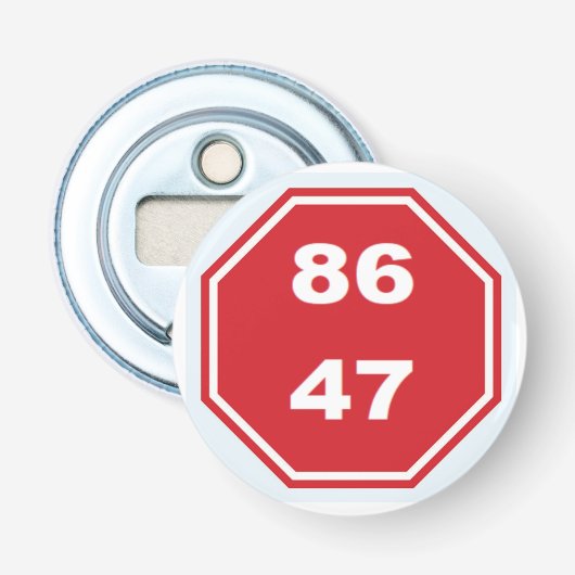 GEEN KONINGEN  BUTTON FLESOPENER (Voorkant)
