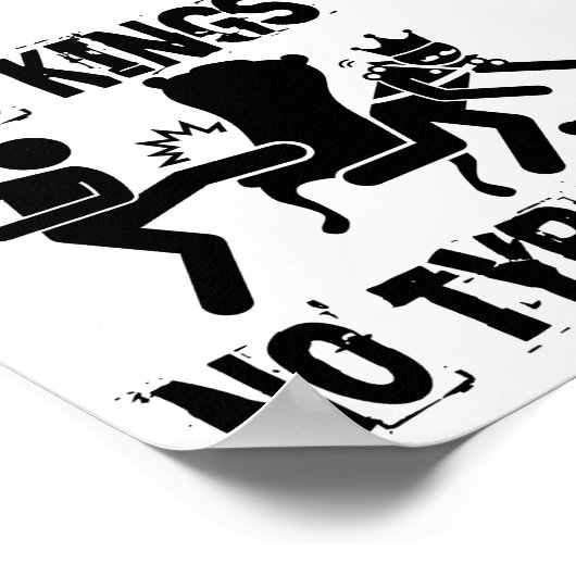 Geen koningen, geen tirannen poster (Hoek)