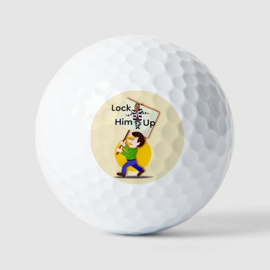 Geen Koningen Golfballen (Voorkant)