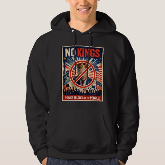 Geen Koningen! Hoodie (Voorkant)