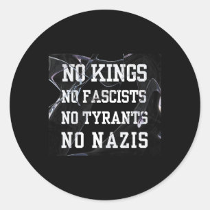 Geen koningen in Amerika5 Ronde Sticker