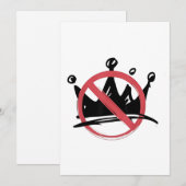 Geen koningen in Amerika 2025 4 juli Feestdagenkaart (Voorkant / Achterkant)