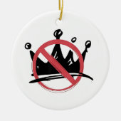 Geen koningen in Amerika 2025 4 juli Keramisch Ornament (Voorkant)