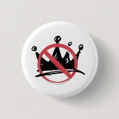 Geen koningen in Amerika 2025 4 juli Ronde Button 3,2 Cm (Voorkant)