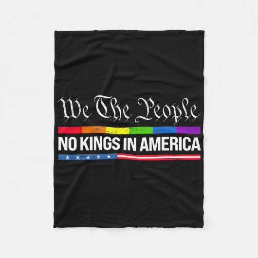 Geen koningen in Amerika 7 Fleece Deken (Voorkant)