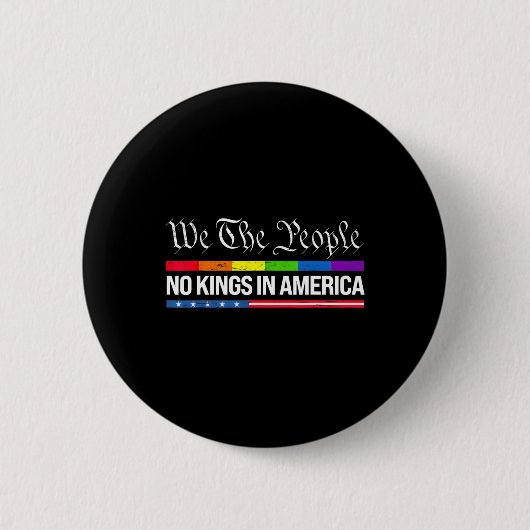 Geen koningen in Amerika 7 Ronde Button 5,7 Cm (Voorkant)