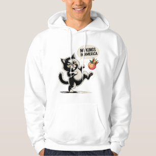 Geen koningen in Amerika Angry Cat Kick Hoodie