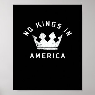 Geen Koningen In Amerika Anti Antifascisme Geen Ko Poster