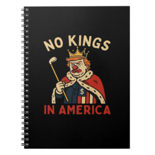 Geen Koningen In Amerika Anti-Donald Geen Koningen Notitieboek
