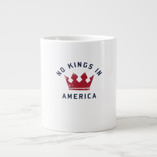 Geen Koningen In Amerika Anti-Fascisme USA Klassie Grote Koffiekop