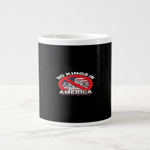 Geen Koningen In Amerika Anti-Monarchie Patriottis Grote Koffiekop