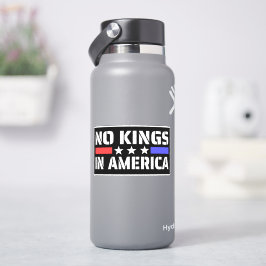 Geen koningen in Amerika - Anti Monarchie Sticker