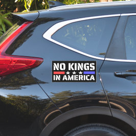 Geen koningen in Amerika - Anti Monarchie Sticker