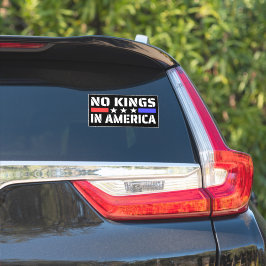 Geen koningen in Amerika - Anti Monarchie Sticker
