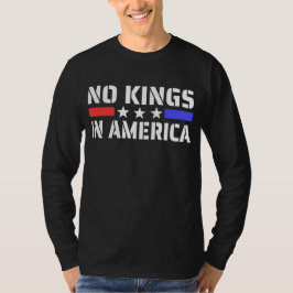Geen koningen in Amerika - Anti Monarchie T-shirt