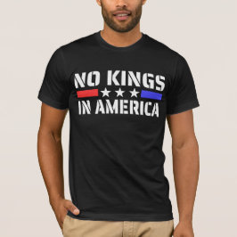Geen koningen in Amerika - Anti Monarchie T-shirt