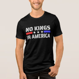 Geen koningen in Amerika - Anti Monarchie Tri-Blend Shirt