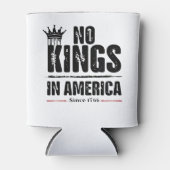 Geen koningen in Amerika Anti Trump Amerika Patrio Blikjeskoeler (Voorkant)