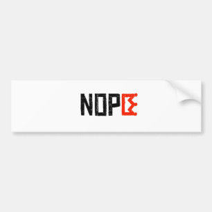 Geen koningen in Amerika Anti Trump Anti-fascisme Bumpersticker