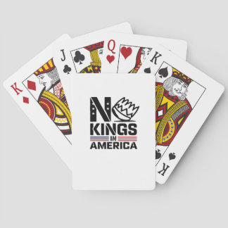 Geen Koningen In Amerika Baby Creatieve Stijl Pokerkaarten