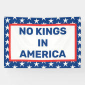 Geen koningen in Amerika Banner (Horizontaal)