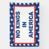 Geen koningen in Amerika Banner (Verticaal)