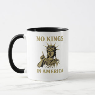 Geen Koningen In Amerika Beeld Van Geen Koningen Mok
