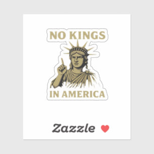 Geen Koningen In Amerika Beeld Van Geen Koningen Sticker
