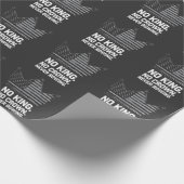 Geen koningen in Amerika behalve democratie die ik Cadeaupapier (Hoek)