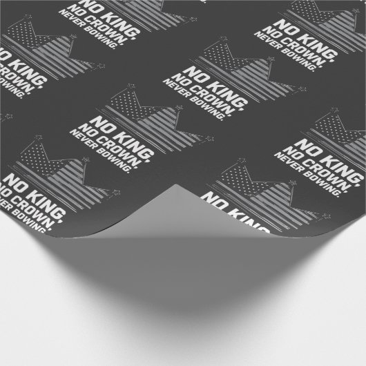 Geen koningen in Amerika behalve democratie die ik Cadeaupapier (Hoek)