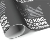 Geen koningen in Amerika behalve democratie die ik Cadeaupapier (Rol Hoek)