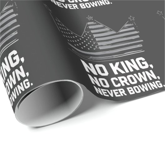 Geen koningen in Amerika behalve democratie die ik Cadeaupapier (Rol Hoek)