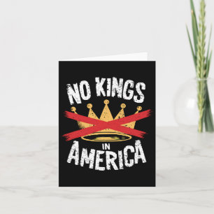 Geen koningen in Amerika behalve democratie die ik Kaart