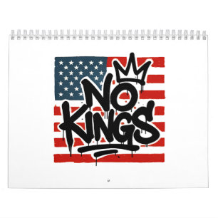 Geen koningen in Amerika behalve democratie die ik Kalender