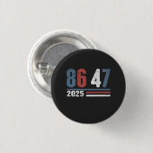 Geen koningen in Amerika behalve democratie die ik Ronde Button 3,2 Cm (Voorkant /achterkant)