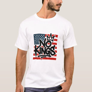 Geen koningen in Amerika behalve democratie die ik T-shirt