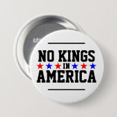 Geen koningen in Amerika Button (Voorkant /achterkant)